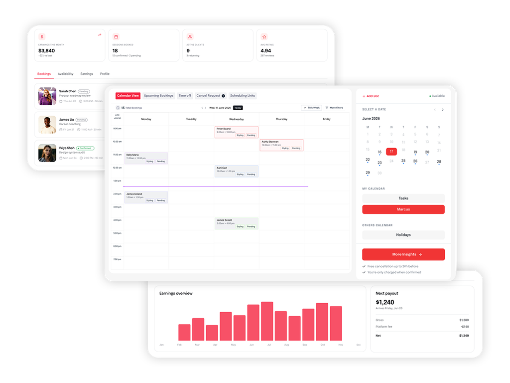 Mentor onboarding dashboard preview